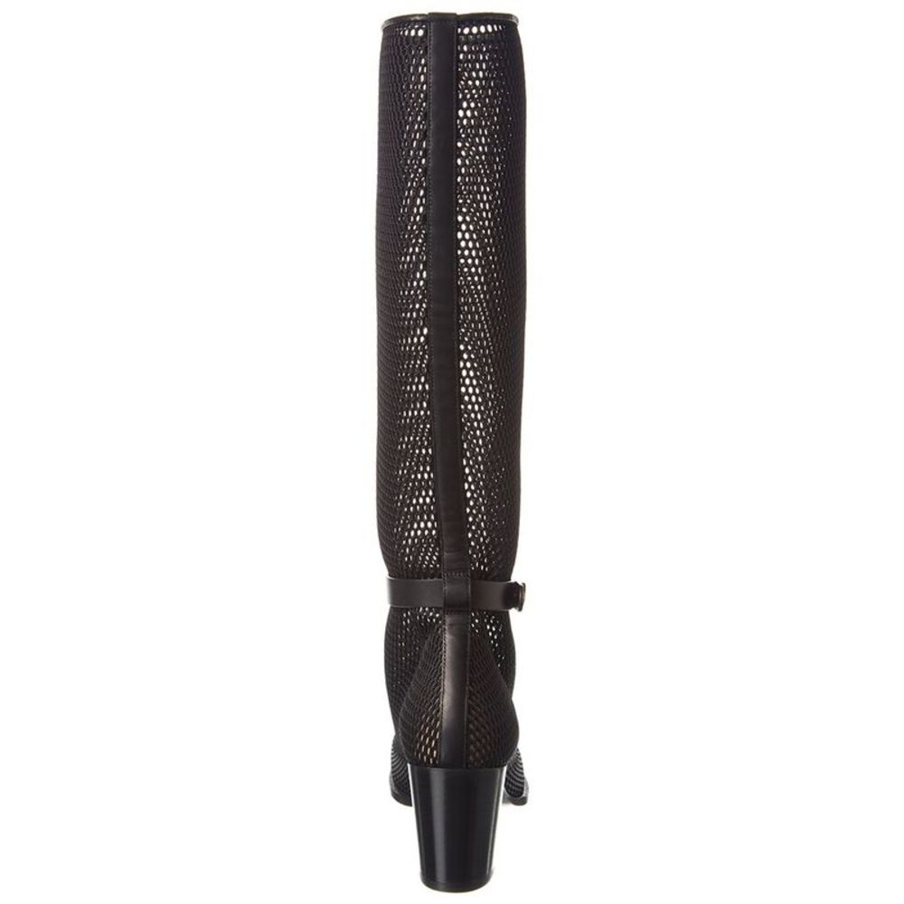 Dior Empreinte Mesh & Leather Boot, Black - Picture 3 of 5